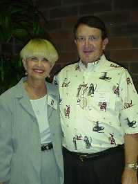 Gloria Bratcher and Jon at 40th Reunion